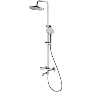 Душевая система DQ Koln DA1753701 225 мм, со смесителем, хром